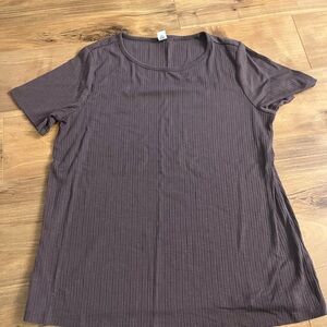 Old Navy Short Sleeve Luxe Tee - deep purple